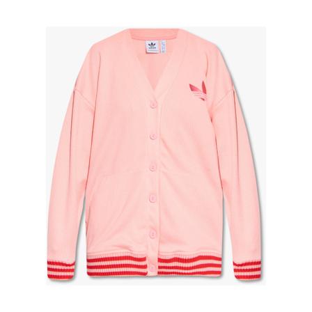 Adidas Originals, Cardigan with logo Roze, Dames, Maat:M