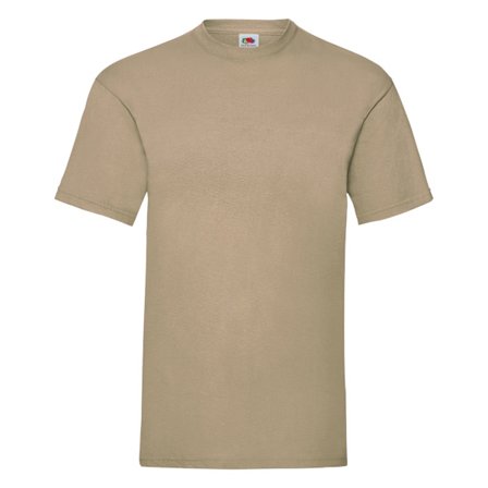 Fruit Of The Loom Mens Valueweight Kortärmad T-shirt M Khaki
