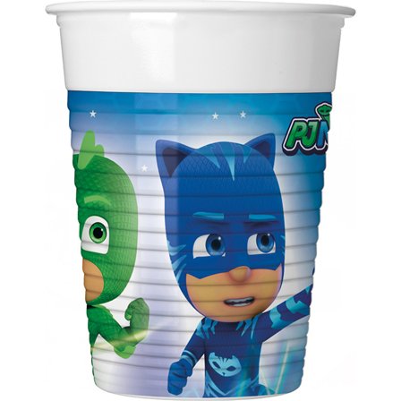 Pyjamashjältarna Plastmugg 8-pack