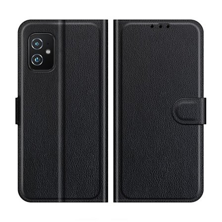 Asus Zenfone 8 5G Plånboksfodral med Stativ - Svart