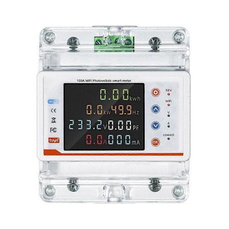 Tuya WiFi Yksivaiheinen 4P Älykäs Katkaisija WiFi Automaattinen Uudelleenkytkentä Jännite Virta Suoja Kytkin