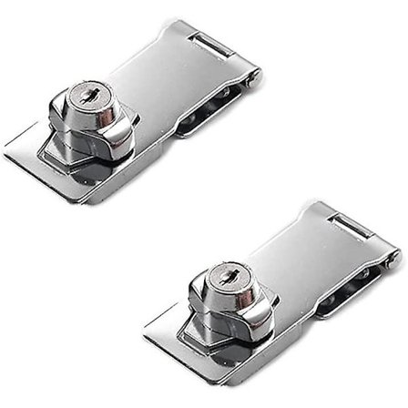 Skuffe- eller Møbeldørslåse - Sikkerhedslås, 80 x 32 mm