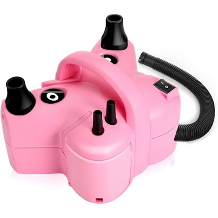 Elektrisk ballongpump, 3 i 1 elektrisk pump, luftpump inflator/deflator för simring, luftmadrasser, fest, födelsedag, bröllop