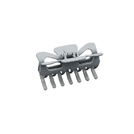 Complement Gummerad Klämma 9 Cm Accessoarer & tillbehör Dam Grå