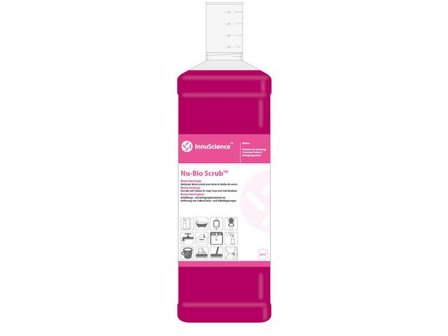 InnuScience Avkalkningsmedel Nu-Bio Scrub 1l - Lyreco - Städ och hygien > Rengöringsmedel > Sanitetsrent