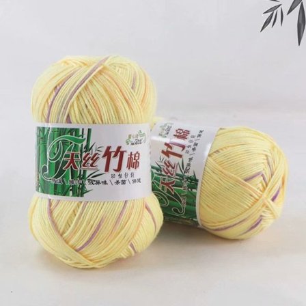 2stk Strikkevarer Ullgarn Bambus Bomullsgarn 07 07