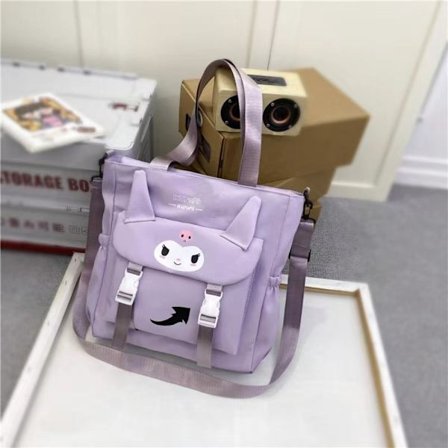 Shoulder messenger Bag kuromi Handväska LILA KUROMI LILA