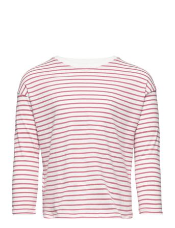 Stripes T-shirts Long-sleeved T-shirts Multi/mönstrad Mango