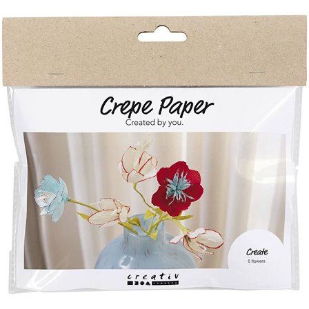 DIY-kit Crepe Paper Flowers Set 1