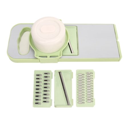 Monitoiminen perunasuikaleiden kotiinleikkuri, keittiön vihannesten leikkaustyökalu, raastin, valkosipulileikkuri, 3 terää