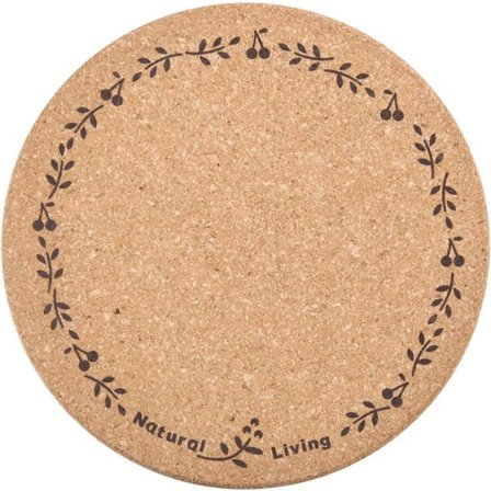 Runda korkunderlägg Hot Pads för kök Korkunderlägg för varma rätter, grytor, pannor, bakplåtar Korkunderlägg Hot Pads för kokplattor för bord, 