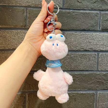 Sød lille dukke, par taske vedhæng, plyslegetøj dukke nøglering, dukke hæng