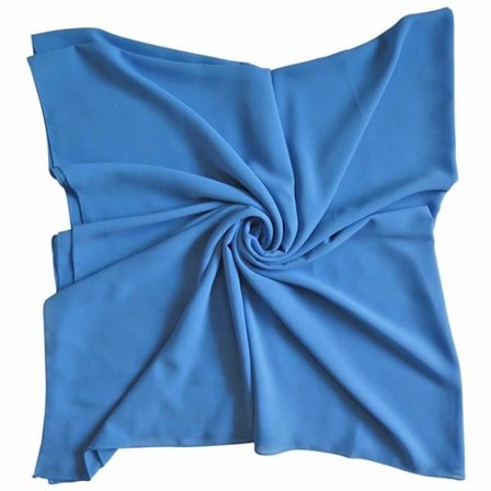 Skal - scarf - cheche - snood Lina - lily - SQC-1 - Grundläggande hijab för kvinnor muslin kvadrat 150 cm x 150 cm