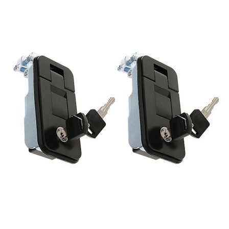 2x Svart Kompressionslås Verktygslåda Husbil Släpvagn Lastbil 4x4 4WD Husvagn BBP