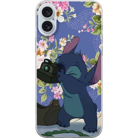 Kompatibel Mobilcover til Apple iPhone 16 Plus Stitch med kamera