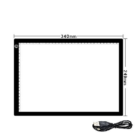 INF Tracing Light Pad, A4 Tracing LED Copy Board Light Box