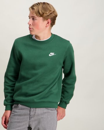 Nike K NSW CLUB FLC HD FZ LS Grün Pullover Jungen - Kids Brand Store