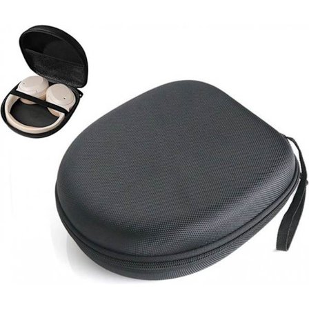 ING Hovedtelefon Etui - Hårdt Beskyttende Etui - Stødsikkert - Hovedtelefon Opbevaringsboks (Sort)