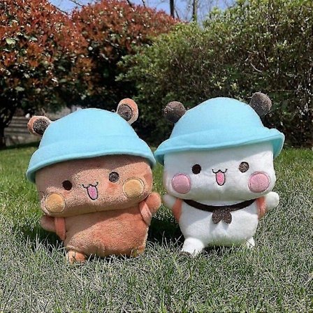 Sööt Bubu Dudu Plussinen Pehmolelu Ihastuttava Piirretty Yier Panda Karhu Nuket Täytetty Pehmeä Plushies Koti Sisustus