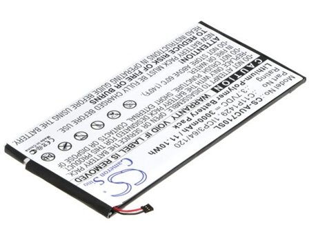Batteri til tablet til Asus Zenpad C7.0, Zenpad Z710C, Z710C-AI-BK og andre.