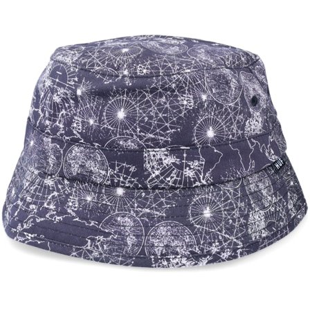 HUF - Zwart bucket Hoed - Nicolet Black Bucket @ Hatstore