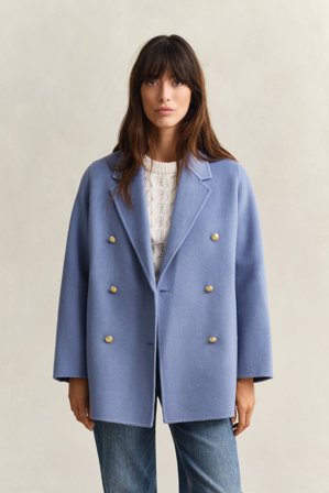 GANT Damen Caban in handgenähter Optik (XXL) Blau