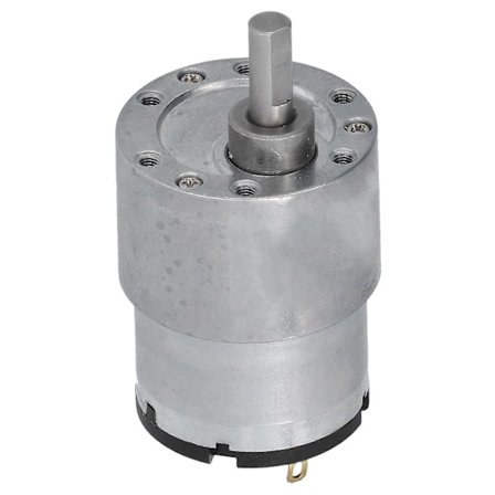DC 12V Gearmotor Hastighedsreduktion CW CCW Kobbertrådsmotorer med 6mm D Aksel JGB37?52066RPM