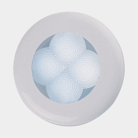 Reflektor Hella, plastik, biały, LED, 12 V, 0.5 W, z białym światłem - Jachtowa