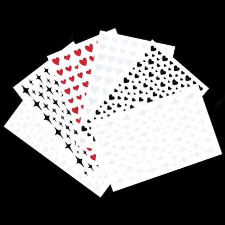Nail Stickers Självhäftande dekaler 3D