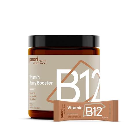 Puori Vitamin B12 Berry Booster 20 stk., Helse & Madvarer, B-vitamin, B12 Vitamin