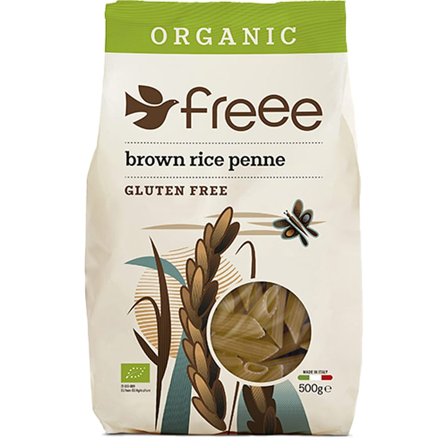 Doves Farm Brun ris pasta penne glutenfri Ø 500 g, Helse & Madvarer, Pasta, Ris & Bælgfrugter, Pasta & Nudler