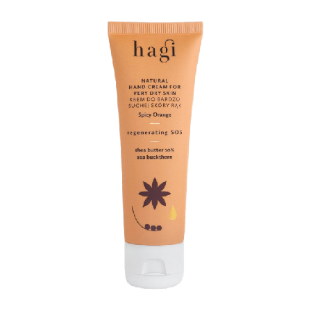 Hagi Natural Hand Cream For Very Dry Skin Spicy Orange Unisex 50 ml