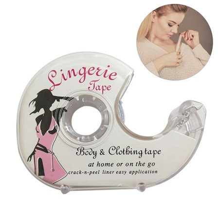 5M Transparent Dubbelsidig Klädtejps Osynlig Halkskydd Fixerad Klistermärke