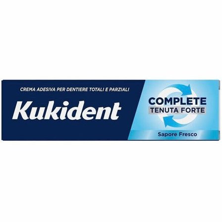 Kukident Complete Crema Adesiva Tenuta Forte Sapore Fresco 47g