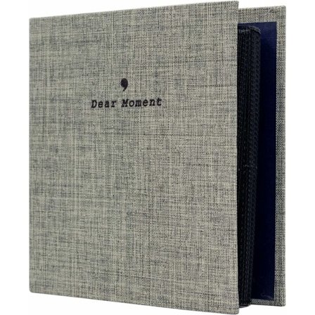 50 fickor fotoalbum för Fujifilm Instax Mini 7s 8 8+ 9 25 50 70 90, Polaroid Pic-Snap 300, Sprocket Hp, Kodak Mini 5 tum film (grå)