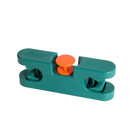 Grøn 2 stykker kost og moppeholder, vægmonteret kostophæng uden boreklips, klæbende moppeholder med kroge til køkken, badeværelse, have