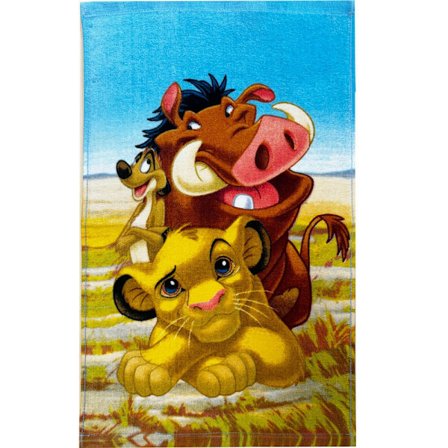 Disney Lejonkungen Pride Lands Trio handduk, ansiktshandduk, handduk 30x50 cm