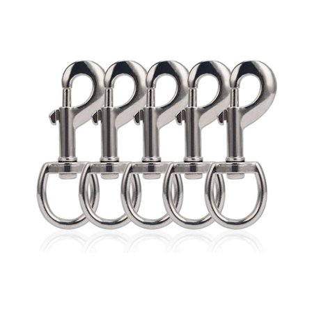 5st Snurrbara Snap Krokar Hundkoppel Clips Trigger Snaps