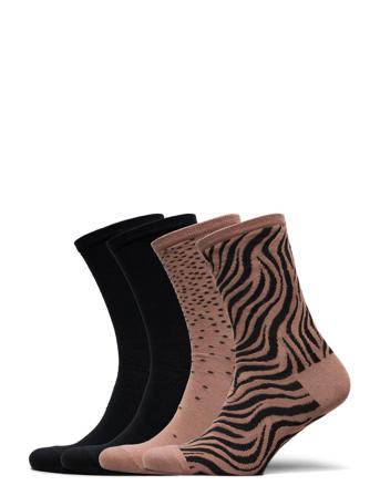 Sock 4 P Gradient Dot Lingerie Socks Regular Socks Multi/mönstrad Lindex