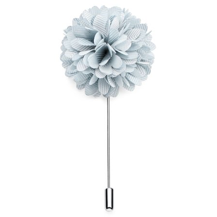 Magnolia | Flor de Lapela Azul Ártico para homens - Flores de lapela