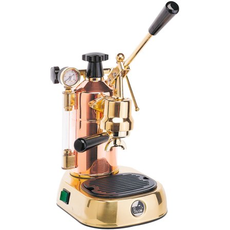 La pavoni Professional Espressomaskin Koppar med Guldpläterade detaljer LPLPRG01EU | Kaffe > Espressomaskiner | Bagaren och Kocken