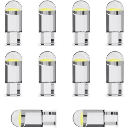 15 st T10 LED-sidolampor vitt W5W 501 168 194 LED-lampor Nummerplåtsljus för bil glödlampor kall vit 6000K
