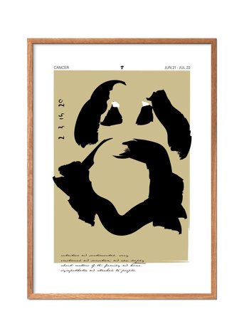 Poster & Frame Cancer - Multi/patterned - 50X70CM