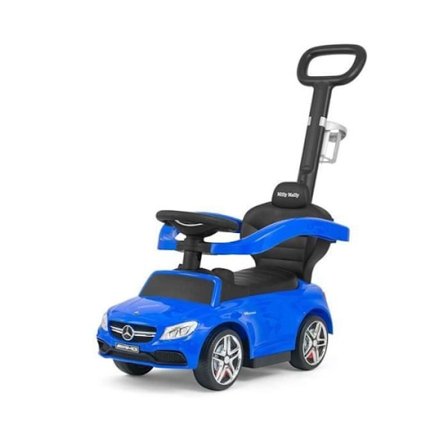 Milly Mally Mercedes AMG C63 Coupe Blå barnvagn - Utvecklar motoriken - Avtagbar tryckbygel
