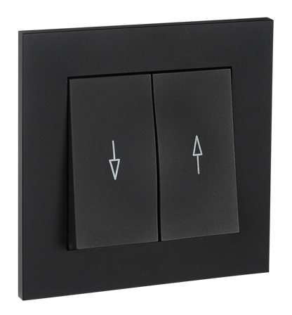 ELKO Plus bryter markise innfelt 2M sort