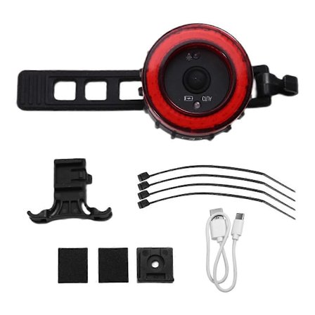 TWOOC Cykel Intelligent Bremselygte Cob Stor Blænde Sadelpinds Pude Baglygte Cykel Intell