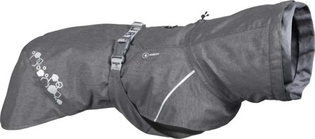 Hurtta Monsoon II ECO 30-35 cm Coat Blackberry - Regndekken