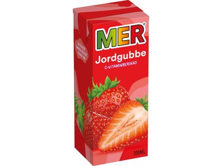 MER Fruktdryck Jordgubb 20cl - Lyreco - Kök och servering - Dryck - Drickor