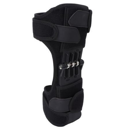 Knä Booster Brace Rebound fjäderledsstöd Justerbara knästöd för män Kvinnor Klättring Bergsbestigning