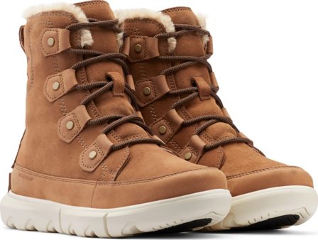 Sorel Women's Explorer II Joan Faux Fur Waterpoof Women lined boots Brown 40